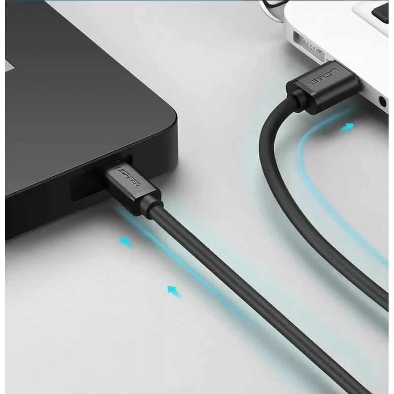 Ugreen USB cable - mini USB 480 Mbps 3 m US132 (black)