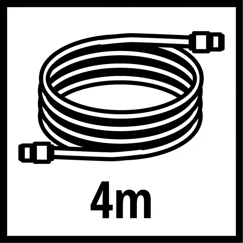 Hose Einhell 41.394.10 4 m 8 bar Red