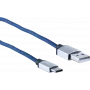 USB Cable ShiverPeaks BS14-50030 2m USB A USB C Blue