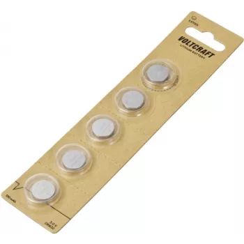 Voltcraft Button Cell CR 1632 3 V 5 pc(s) 130 mAh Lithium VC-11888235 (VC-11888235)