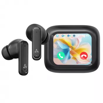 Headphones SBOX EB-TWS08-B Touch Screen Display Black