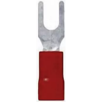 LappKabel Fork Cable Lug 0.5 mm² 1.5 mm² Hole Diameter=4.3 mm Partially Insulated Red 63105050 100 pc(s) (63105050)