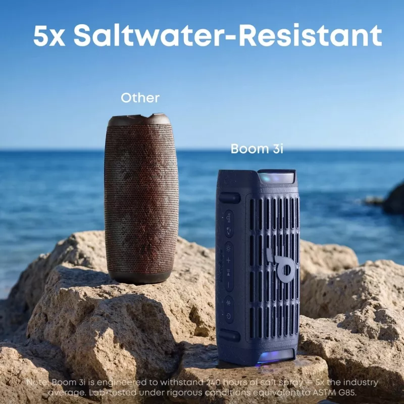 Portable Bluetooth speaker Anker Soundcore Boom 3i — 50W, waterproof, battery-powered