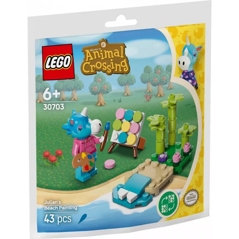 Bricks Animal Crossing 30703 Julians Beach Painting