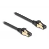 Network Cable DeLOCK RJ45 Cat.6A male to male S/FTP 0.3m Black