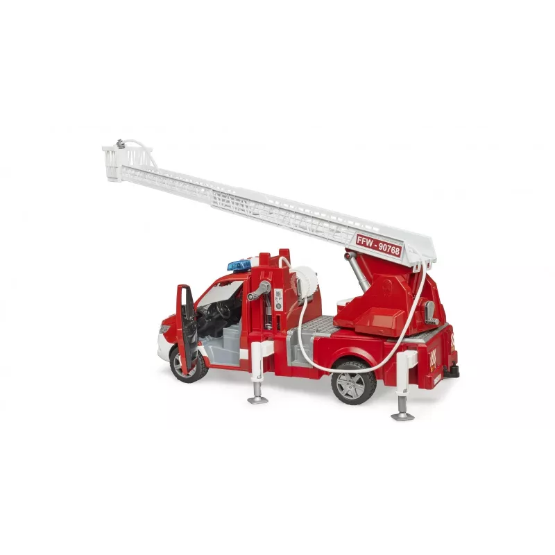 Fire truck BRUDER 02673 Red White ABS synthetics 4 years