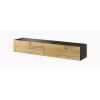 Cama living room cabinet set VIGO 23 black/wotan oak
