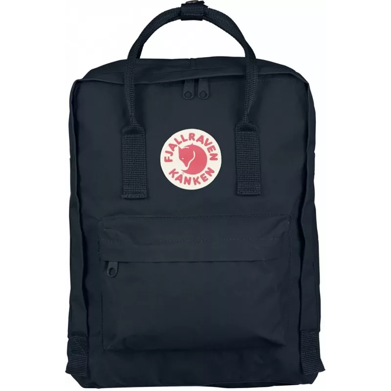 Backpack Fjällräven KÅNKEN Navy — Vinylon and Polypropylene (PP), 27×13×38 cm