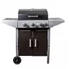 Gas grill Ravanson GO-3 — compact gas barbecue grill, model GO-3