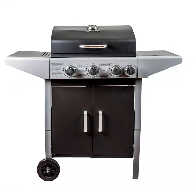 Gas grill Ravanson GO-3 — compact gas barbecue grill, model GO-3