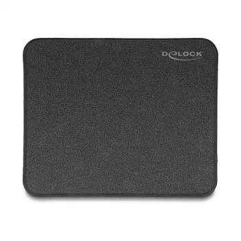 Mouse Pad DeLOCK glitter-black 300x245mm Rubber Non-slip