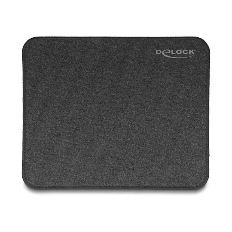 Mouse Pad DeLOCK glitter-black 300x245mm Rubber Non-slip