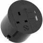 Bachmann power outlet LOOP IN CHARGE UK 1xUSB 22W — mains charger with USB output