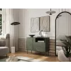 1D2S TRESSE chest of drawers 100x40x75 matte green