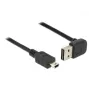 USB Cable DeLOCK 1m USB 2.0-A to Mini-USB B Black