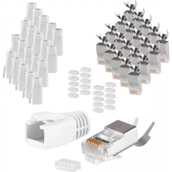 Wire connector RJ-45 ShiverPeaks 72067-20W White