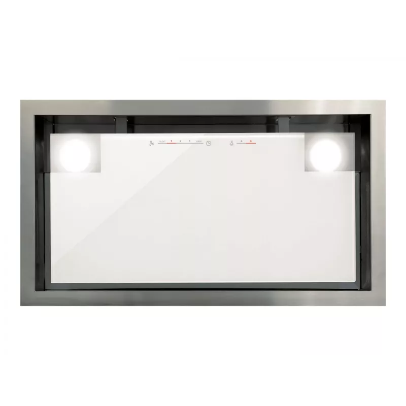 CATA Hood GC DUAL A 45 XGWH Canopy, Energy efficiency class A, Width 45 cm, 820 m3/h, Touch control, LED, White glass