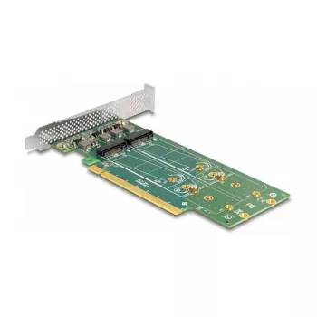 DeLOCK PCI Express 4.0 x16 Card to 4 x internal NVMe M.2 Key M 110 mm