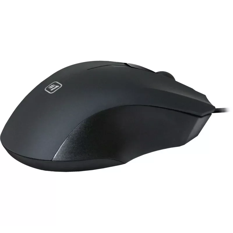 Wired optical mouse DEFENDER MM-310 USB Type-A, 1000 DPI, ambidextrous, 2 buttons, black, 1.35 m cable