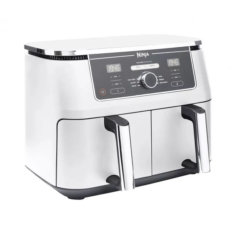 Hot air fryer Ninja AF400EU Double 9.5 L 2470 W White, rotary and touch controls