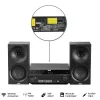 Audio system AKAI AM-301 BK music center — compact home audio unit
