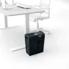 Paper shredder REXEL Secure X8 — cross-cut P-4, 4x40 mm, 8-sheet capacity, 14 L bin, black