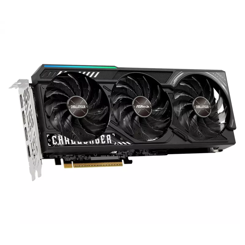 Graphics card ASRock Challenger Radeon RX 9070 XT — 16 GB GDDR6, 256-bit, PCIe 5.0, 3-fan active cooling