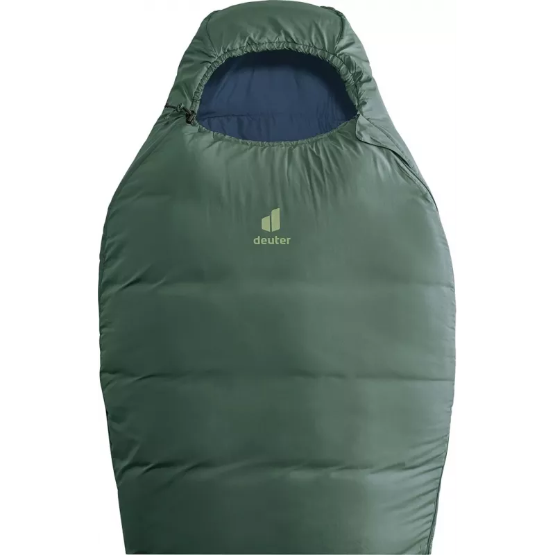 Mummy Sleeping Bag DEUTER Orbit SL +5°C / 41°F — 750 mm width, 480 mm depth, Ripstop PES, Green
