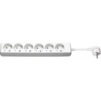 Goobay 38840 Socket Distributor 6-way White Grounded Plug (38840)