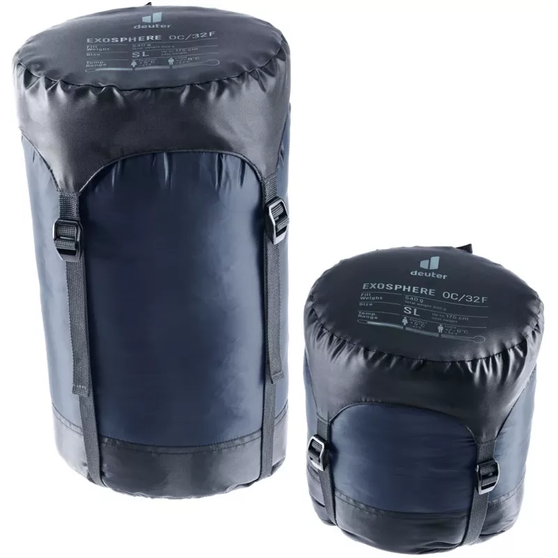 Sleeping bag DEUTER Exosphere 0°C / 32°F — synthetic, ink/maple