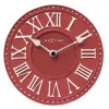 NeXtime klok 5187ro London Table, Ø16 cm, Wall, Red/ White