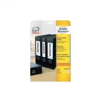 Spine labels Avery 32231 — white short/broad labels, pack of 125