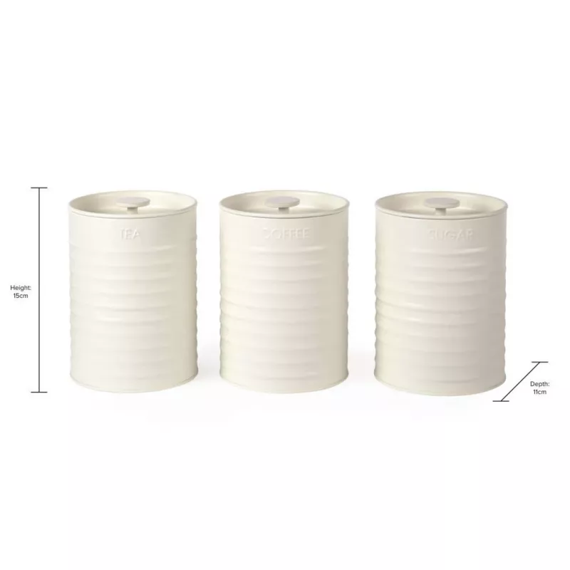 Countertop canister set Russell Hobbs RH03268CEU7 3-piece, countertop storage jars