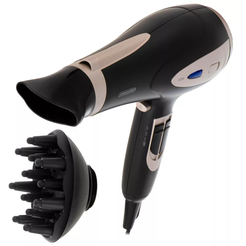 Adler Mesko MS 2287 hair dryer 2400 W Black, Champagne
