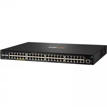 HPE - Aruba Series - Switch - 2930F 48G PoE+ 4SFP - L3 - Managed - 48 x 10/100/1000 (PoE+) + 4 x Gigabit SFP (Uplink) rack-mountable PoE+ (740 W)
