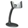Manhattan Handheld Barcode Scanner Stand, Gooseneck with base, suitable for table mount or wall mountable, Black, Lifetime Warranty