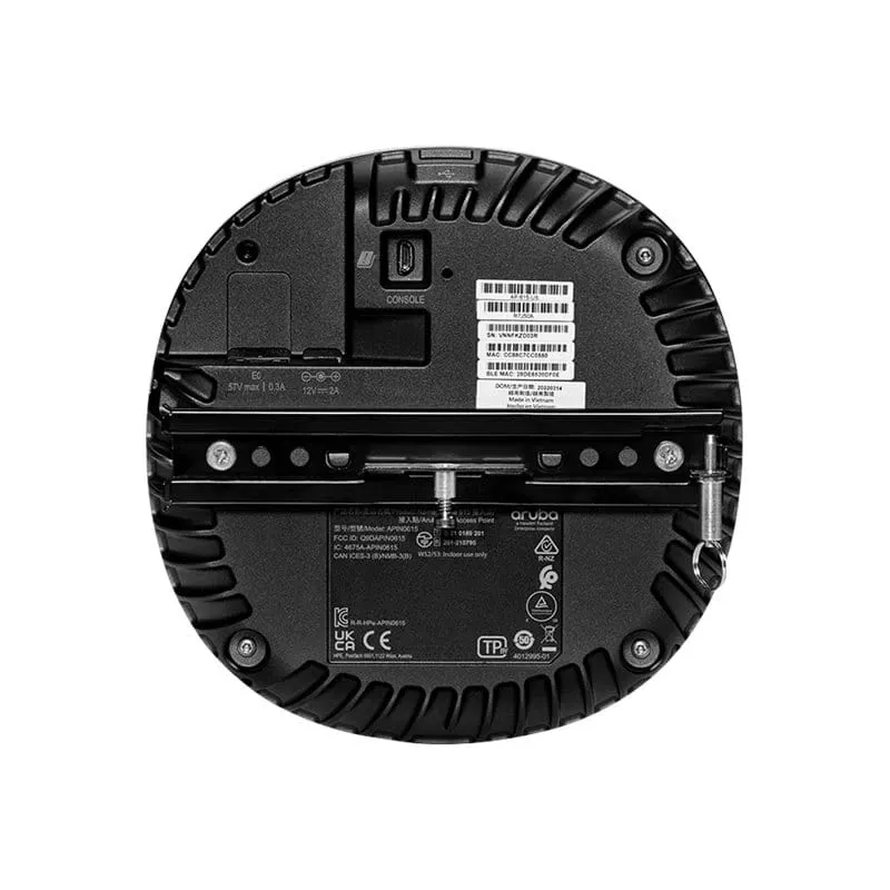 HPE - Aruba AP-615 (RW) - Campus - Accesspoint - 802.11a/b/g/n/ac/ax (Wi-Fi 6E) 2.4 GHz 5 GHz 6 GHz