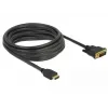 Video Cable Adapter DeLOCK 85656 5 m HDMI Type A DVI Black
