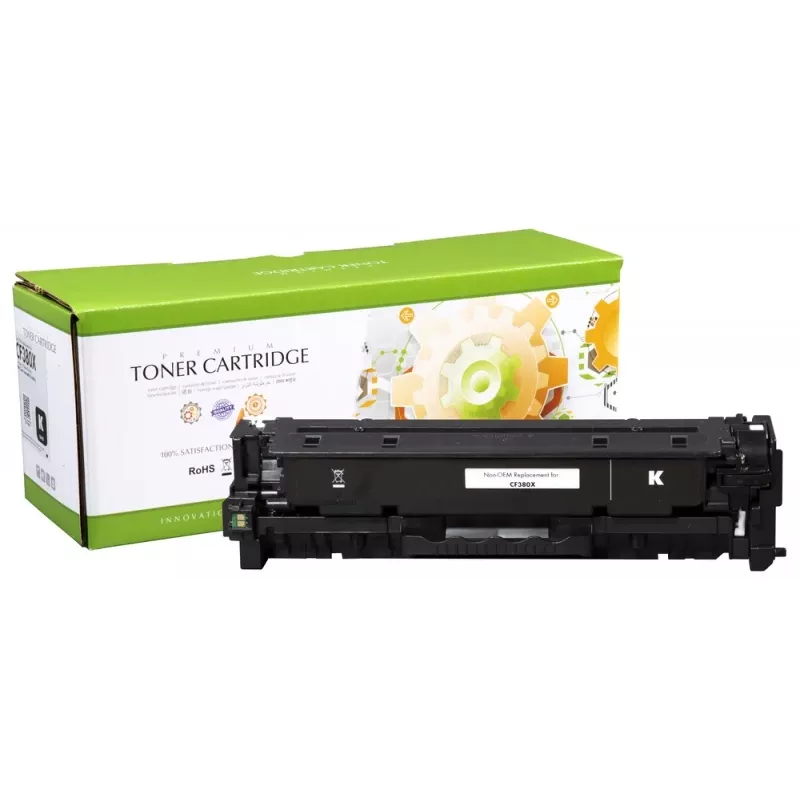 Static Control Compatible Hewlett-Packard 312X (CF380X) Black, 4400 p.IP Safe