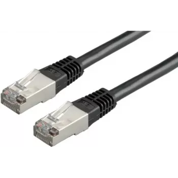 Value 21.99.1345 Ethernet Patch Cable Black