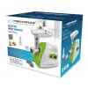 Meat grinder ESPERANZA EKM012G — 600 W, stainless steel blade, sausage horn, kebbe maker, reverse, non-slip feet, white/green