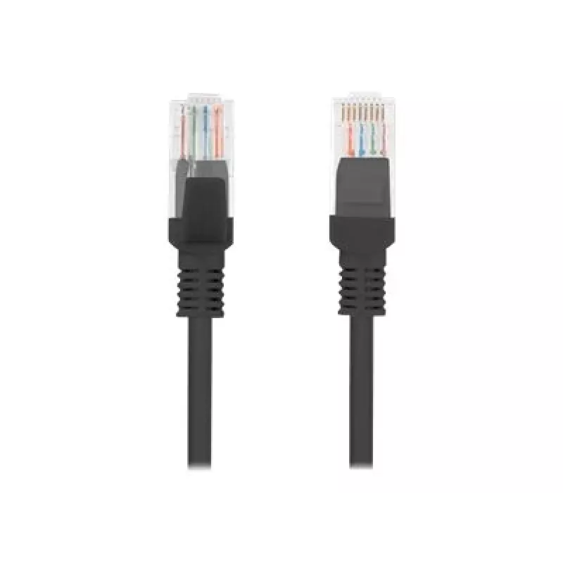 Lanberg PCU5-10CC-1000-BK Network Cable Black 10 M Cat5e U/UTP (UTP) (PCU5-10CC-1000-BK)