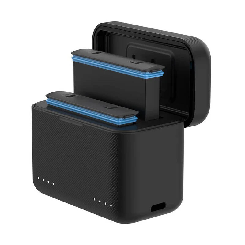 Dual-channel charger Telesin S0-BCG-03-TIS for Insta360 X3 — dual battery charging station