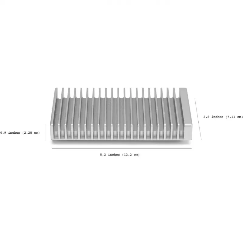 Other World Computing OWC Express 1M2 - SSD - 4TB - external (Portable) - M.2 2280 - USB4 (USB-C Connector) - Silver (OWCUS4EXP1MT04)