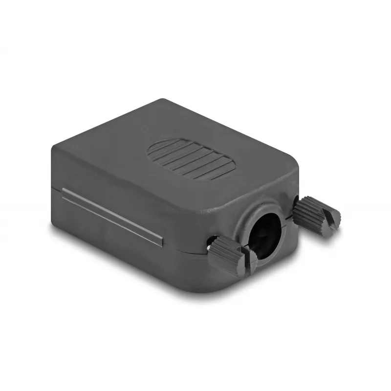 DeLOCK 90655 wire connector D-Sub 9 3 pin terminal block Black Grey