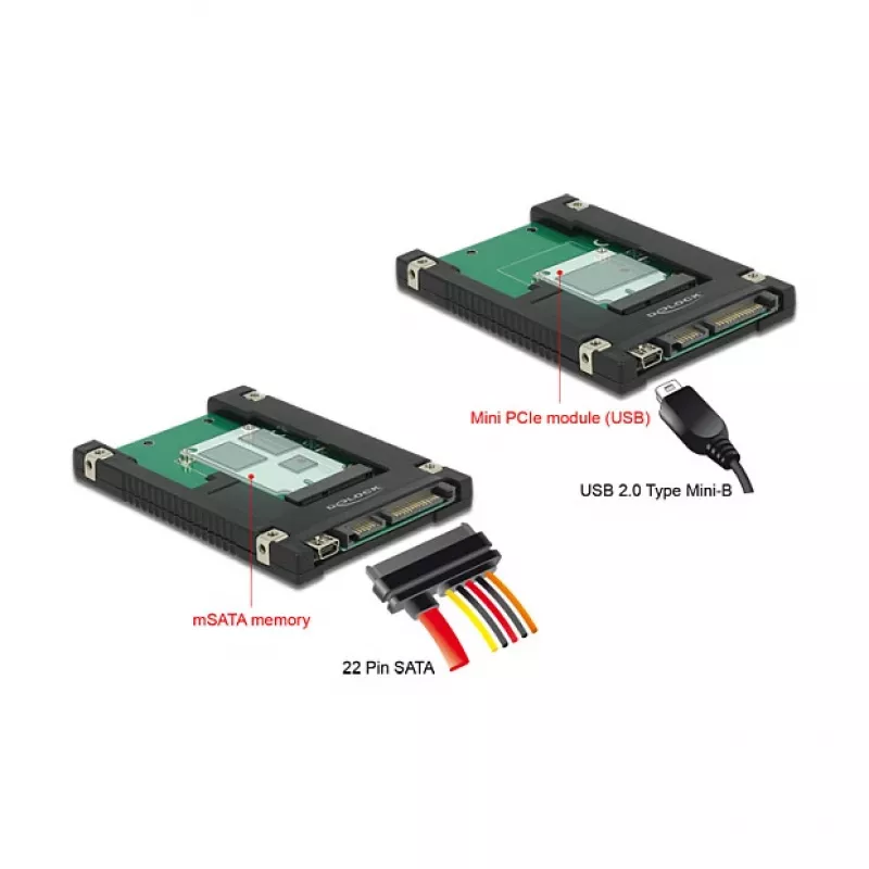 Internal SATA USB 2.0 Adapter DeLOCK 62853