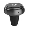 Car fragrance kit Tellur FreshDot Lemon — air vent mount, grey