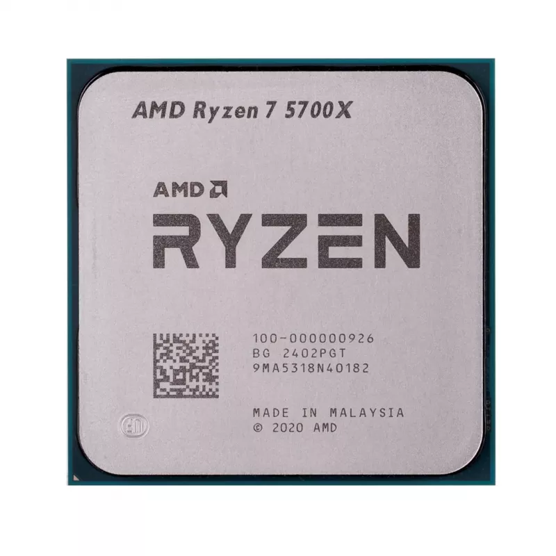 Processor AMD Ryzen 7 5700X 3.4 GHz 8 Cores 32 MB L3 Socket AM4