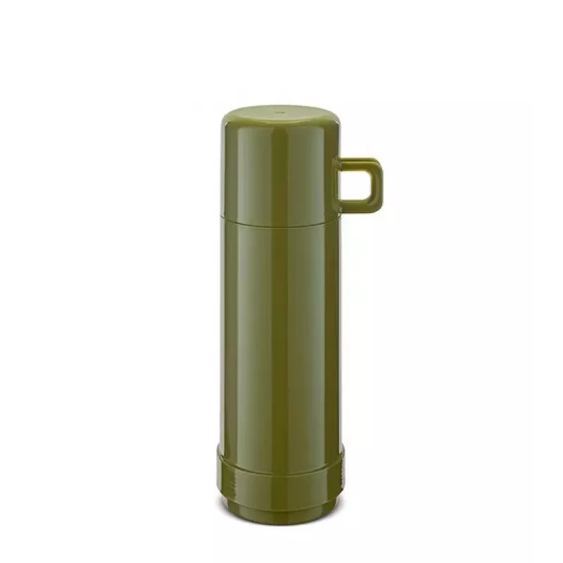 ROTPUNKT Glass thermos, capacity 0.250 l, olive (green)