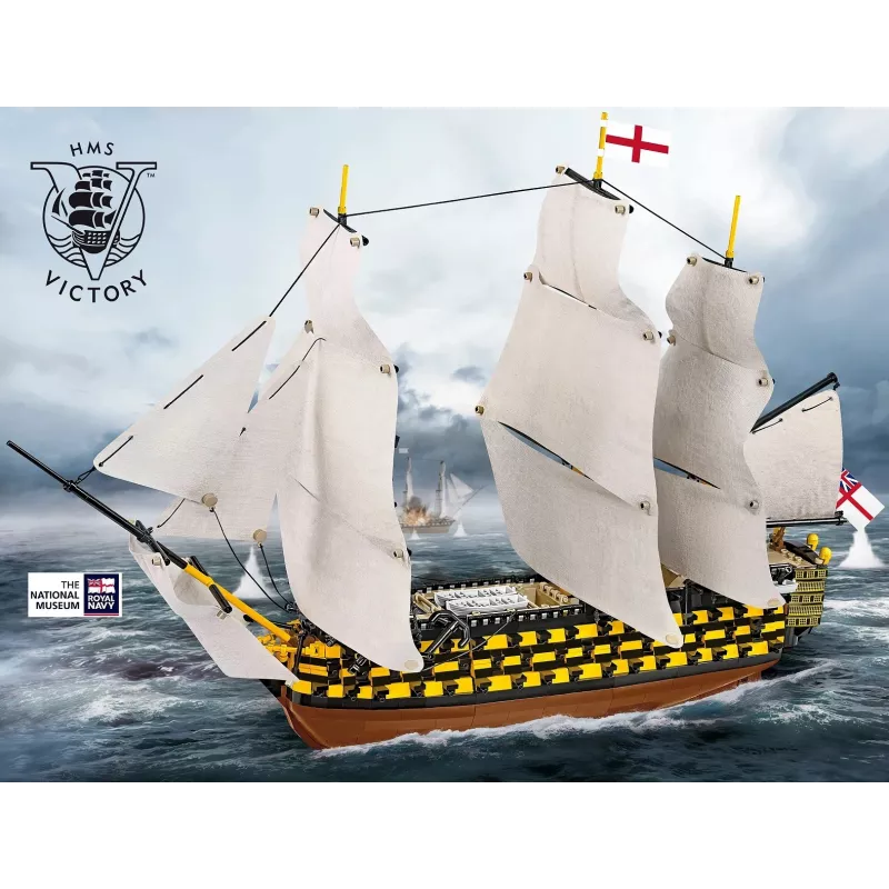 Building set Cobi HMS Victory — 2,517 pieces, detailed historic sailing ship model